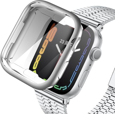 Watch Case Compatible for Apple Watch 10 42MM with Screen Protector, Ultra Thin Scratch Resistant Full Protective Cover for iWatch Smartwatch Accessories Purple in Kuwait