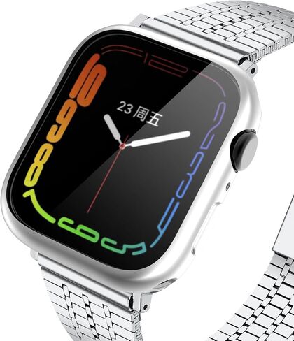 Watch Case Compatible for Apple Watch 10 42MM with Screen Protector, Ultra Thin Scratch Resistant Full Protective Cover for iWatch Smartwatch Accessories Purple in Kuwait