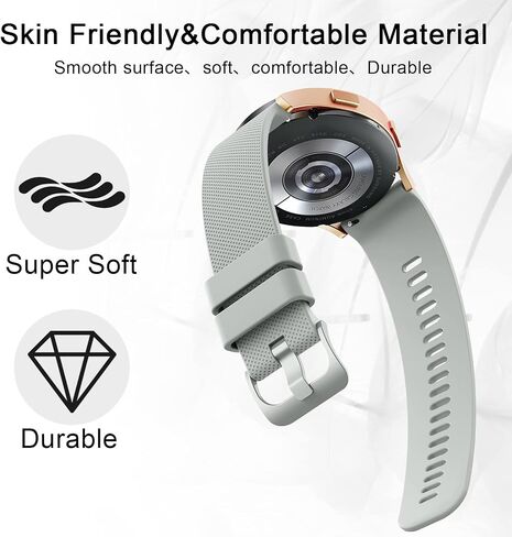 2 Pack Bands Compatible with Garmin Vivoactive 4 Watch Band, Soft Silicone Sport Replacement Strap for Garmin Venu 3 / Venu 2 in Kuwait