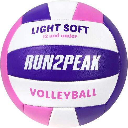 Light Soft Volleyball - Light Volleyball Designed for Beginners Kids Youth Teen - Lightweight Volleyballs for Indoor Outdoor Beach Backyard Official Size 5 Training Volley Ball in Saudi Arabia