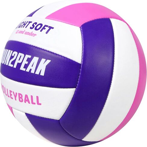 Light Soft Volleyball - Light Volleyball Designed for Beginners Kids Youth Teen - Lightweight Volleyballs for Indoor Outdoor Beach Backyard Official Size 5 Training Volley Ball in Saudi Arabia