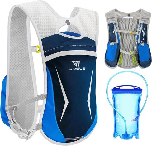 ترطيب الجري للرجال نساء ، حقائب ظهر مائية خفيفة الوزن 5L مع 1.5 لتر من المثانة المائية المقاومة للتسرب ، وسترة الترطيب لركوب الماراثون الركض المشي لمسافات طويلة in Kuwait