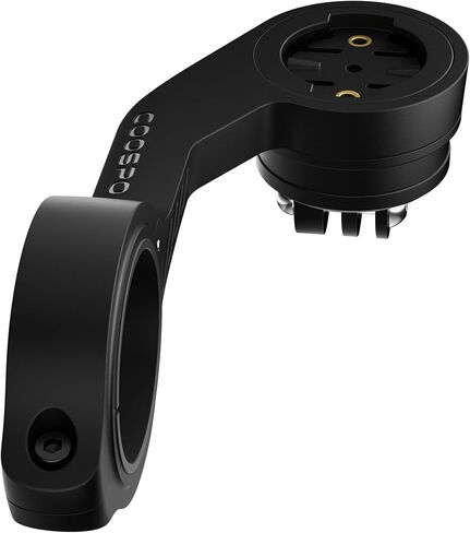 حامل كمبيوتر الدراجة CooSpo من الأمام MT5، متوافق مع Garmin، محول تركيب كمبيوتر الدراجة للمقود 25.4 مم/31.8 مم in Saudi Arabia