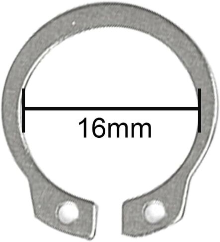 50 Pcs External Retaining Rings, Stainless Steel C-Clip Snap Rings, Inner Diameter 14 mm in Kuwait