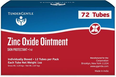 Zinc Oxide Ointment for Adults and Babies - 1 oz Diaper Rash Ointment - Skin Protectant for Diaper Rashes, Cuts, and Burns in Kuwait