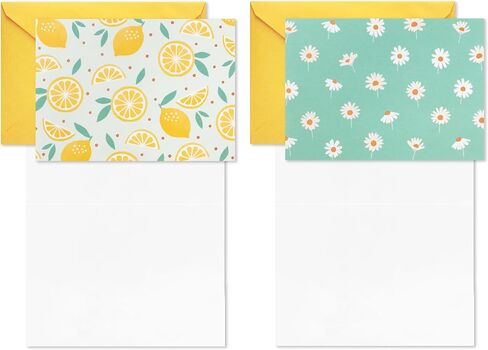 Hallmark Minimalist Thank You Note Card Assortment (48 Blank Cards with Envelopes) Mint Chevron, Blush Polka Dot, Stripes in Saudi Arabia