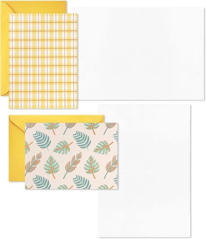 Hallmark Minimalist Thank You Note Card Assortment (48 Blank Cards with Envelopes) Mint Chevron, Blush Polka Dot, Stripes in Saudi Arabia