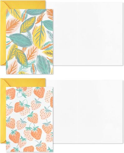 Hallmark Minimalist Thank You Note Card Assortment (48 Blank Cards with Envelopes) Mint Chevron, Blush Polka Dot, Stripes in Saudi Arabia