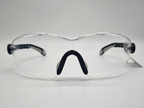 نظارات أمان احترافية ANSI Z87+ مضادة للضباب، مثالية للعمال والميكانيكا ومواقع البناء، عدسة كمبيوتر مع حماية من الأشعة فوق البنفسجية 400، تناسب النظارات الطبية، خالية من البراغي والمعادن in Kuwait