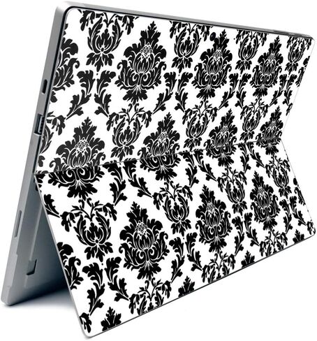 Skin Mayyskins لـ Microsoft Surface Pro 7 - Damask Vintage | غلاف الالتفاف الواقي ، الدائم ، والفريد من نوعه | من السهل تطبيق الأنماط وإزالتها وتغييرها | صنع في الولايات المتحدة in Kuwait