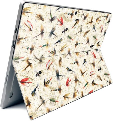 Skin Mayyskins لـ Microsoft Surface Pro 7 - Damask Vintage | غلاف الالتفاف الواقي ، الدائم ، والفريد من نوعه | من السهل تطبيق الأنماط وإزالتها وتغييرها | صنع في الولايات المتحدة in Kuwait