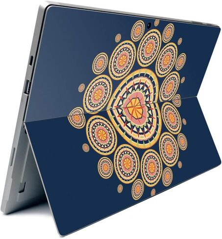 Skin Mayyskins لـ Microsoft Surface Pro 7 - Damask Vintage | غلاف الالتفاف الواقي ، الدائم ، والفريد من نوعه | من السهل تطبيق الأنماط وإزالتها وتغييرها | صنع في الولايات المتحدة in Kuwait