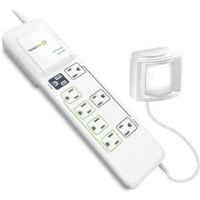 Trickle Star 183SS-US-8XX/7 Motion Sensor PowerStrip, 1080 Joules, 7 -Foot Cord