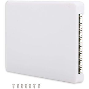 Ciglow Hard Drive Box mSATA SSD to 2.5 inch 44 Pin IDE Adapter with Case, Notebook Laptop PATA/IDE Hard Drive Enclosure Adapter(White)