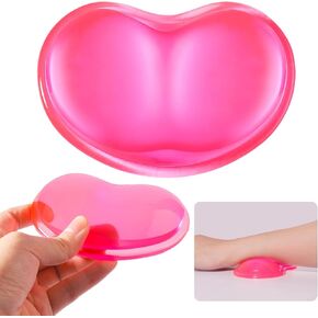 Gel Wrist Rest for Mouse - Soft Silicone Pink Wrist Rest Pad Ergonomic for Computer Mouse Arm Pain Relief, Comfortable Hand Wrist Support for Home Office Working Gaming Anti-Fatigue