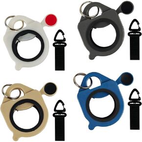 Zip Tie Holder Cable Tie Holder Organizer Portable Safe Efficient Storage Organization for Tradie Bits Cable Tie Zip Ties Holder Reusable Simple Reduce Waste (Colorful, 4 Pack)