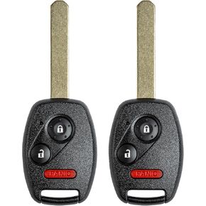استبدال مفتاح FOB لعام 2006-2014 هوندا ريدجلين/ 05-10 Odyssey LX/ 07-08 FIT CAR COR بدون مفتاح التحكم عن بُعد ، OUCG8D-380H-A ، 3 BTN ، 2PCS