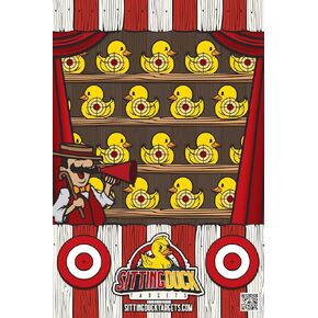 Duck Shooting Gallery | 12x18 Inch Premium Paper Targets | Sitting Duck Targets