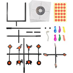 Spinner Shooting Targets Small Steel Pellet Practice Spinner Shooting Targets Metal Resetting Targets for Shooting Outdoors