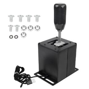 PC USB Simulator Shifter, G27 G25 G920 G29 Shifter, T300RS GT WRC Assetto Corsa ATS Shifter, Steering Wheel H Gear Sequential Shifter Fits Logitech Thrustmaster Sim Racing Games, 7+R