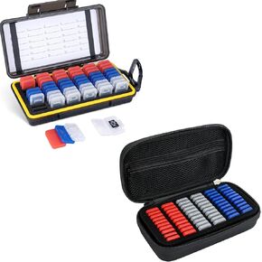Hard ABS + EVA：Hard ABS TF Card case with EVA PU TF Card case