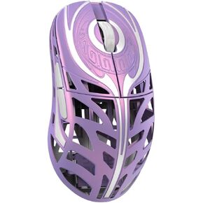 WLMOUSE Strider Magnesium Gaming Mouse 45g Superlight Magnesium Alloy Wireless Gaming Mouse, 125-8000Hz (Adjustable) Wireless Polling Rate, PAW 3950 HS Sensor, for PC/Laptop/Mac(Strider OM-Black)