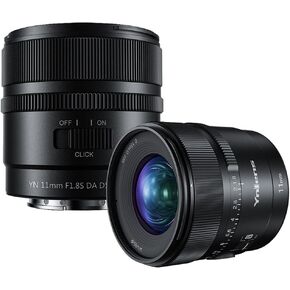YONGNUO YN11mm F1.8S Ultra-Wide Angle Prime Lens for Sony E-Mount Mirrorless Cameras /11mm F1.8 Large Aperture/Auto Focus APS-C Frame Lens for Sony a7c a6700 zv-e10 a6600 a6400 a7iv a7iii