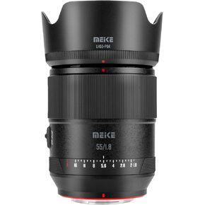 Meike 55mm F1.8 Pro Series Auto Focus STM Full Frame Standard High Resolution 8K Prime Portrait Lens Compatible with Fujifilm X Mount Cameras X-T1 X-T2 X-T3 X-T4 X-T5 X-T10 X-T20 X-T100