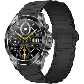 Compatible with ALPHAGEAR Smartwatch Bands, 22mm Quick Release Silicone Sport Strap Replacement Watchband with Woven Loop Design Compatible with ALPHAGEAR Bravo II, Bravo XL, Raptor, Commander, Juliet Smartwatch