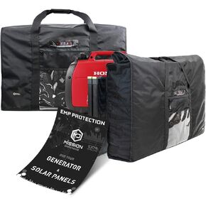 Mission Darkness EMP Protection Faraday Bag Collection Includes Military-Grade XL Faraday Bags for Generators and Solar Panels // RF Shielding, EMP/CME Protection, Preparedness, Security
