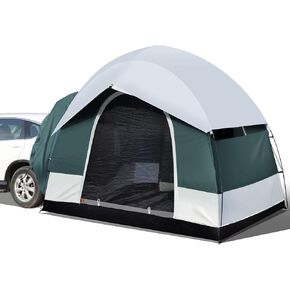 SUV Tent for Camping, 6-Person Car Camping Tent, SUV Tailgate Tent for Outdoor, Easy Set Up Tents with Rainfly 8' L x 8' W x 7.2' H