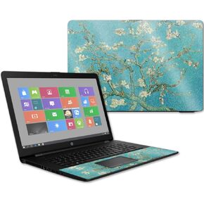 Maysyskins Glossy Glitter Skin for HP 17T Laptop 17.3 "(2017) - Blossom اللوز | الواقي ، اللمعان المتين العالي اللامع | يسهل تطبيقه وإزالته وتغيير الأنماط | صنع في الولايات المتحدة الأمريكية