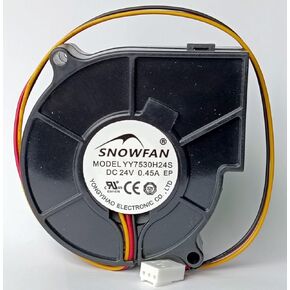 YY7530H24S Blower Fan YY7530H24S 75×75×30mm 24V 0.45A 7CM Turbo Cooling Fan