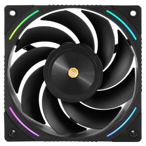 Thermalright TL-K12R 120mm CPU Cooler Fan, Computer Case Cooling, 4PIN PWM Control, 2150RPM Speed,Reverse Outlet PC Performance Fan for S-FDB Bearing,Wind Pressure Cooler(Black)