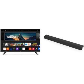 VIZIO 50-Inch V-Series 4K UHD LED Smart TV with Voice Remote, Dolby Vision, HDR10+, V505-J09, 2022 Model M-Series All-in-One 2.1 Immersive Sound Bar, M213ad-K8, 2023 Model