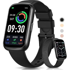 Fitness Tracker, Smart Watches for Women Men with Heart Rate/SpO2/Sleep Monitor, IP68 Waterproof Fitness Watches for Women Men, Step Tracker & Smart Watch for Android iPhone,Pedometer Watch, Gift