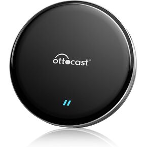 OTTOCAST P3 Lite OttoAiBox - 2025 CarPlay AI Box, Wireless CarPlay & Android Auto Adapter, 4GB+64GB, GPS, Video Viewing YouTube, Netflix, TikTok, etc.