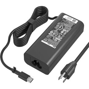 65W Type C USB C AC Charger Fit for Dell Latitude 3340 3440 3540 5420 5290 5480 5491 5495 5520 5530 5580 5590 5591 7280 7290 XPS 13 9350 9360 9365-2in1 9370 9380 Power Adapter Supply