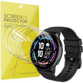 Compatible for 3Plus Callie Screen Protector, Full Coverage TPU Clear Film Compatible for 3Plus Callie Smart Watch (6 Pack)