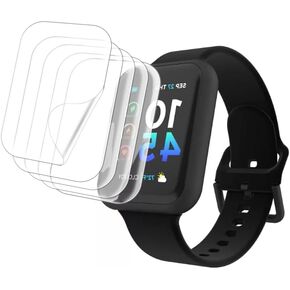 Screen Protector Compatible for iTouch Air 4 46mm Smartwatch, Case Friendly HD Clear Anti-Scratch Bubble Free PET Film for iTouch Air 4 Smartwatch 46mm Jillian Michaels Edition [5 Pack]