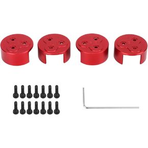 VGEBY Drone Engine Motor Cover, Aluminum Alloy Protective Cover Compatible with Avata Engine Protector (Red)