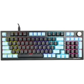 RadioShack Mechanical Wired Gaming Keyboard 96 Keys with Rainbow Light