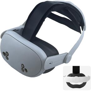 QUAOAR Head Strap Compatible with Quest 3/Quest 3S Lightweight Comfortable Adjustable Accessories -Non-Battery