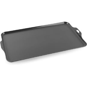Coghlan's Camp Griddle, Lightweight Aluminum, 17.5 x 10" size, PFAS-Free and Non-Stick Ceramic Coating Cooking Surface for Two Burner Stoves, Ideal for Camping and Outdoor Cooking