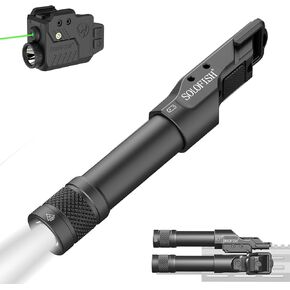 Solofish Tactical Light, Bundle with Aluminum 1450 Lumens Flashlight