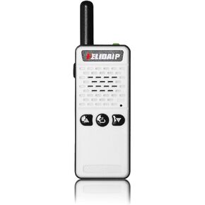 T-M2 Super Mini Walkie Talkies Rechargeable Two-Way Radios with Earphones,Portable 2-Way Radios 16 Channels Built in Li-Polymer Battery Walky Talky for Family Trip,Workplace(Black 1-Pack)