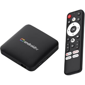 H96 Max Android 14.0 TV Box 64bit 2GB RAM 16GB ROM Amlogic S905L3 100M Ethernet WiFi6 Dual-WiFi 2.4G/5G 4K BT5.x USB TV Box