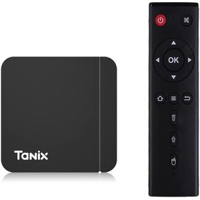 Android 11.0 TV Box,Tanix W2 Amlogic S905W2 Quad Core RAM 4GB ROM 64GB Dual WiFi 2.4G/5.8G BT4.2 4K 6K AV1 Home Smart Media Player Set top Box