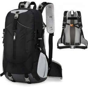 Long Keeper 40L Hiking Backpack with Rain Cover Waterproof Lightweight Camping Backpack for Men Women Outdoor Travel Daypack
