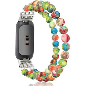 أساور C&L الملحقات المتوافقة مع Inspire 3 فرق للنساء للمربحة المعصم أحزمة الاستبدال الأحجار الكريمة الطبيعية in Kuwait